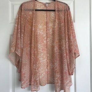 Printed kimono